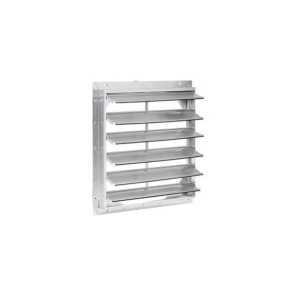 Global Industrial Shutter For 24in Exhaust Fan, 27-1/8inW x 27inH 245716 - main